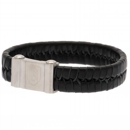 Fulham bőr karkötő Plait Leather Bracelet