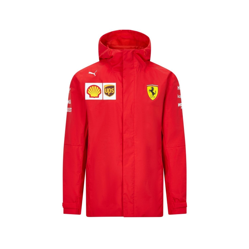 Ferrari férfi kapucnis kabát rain red F1 Team 2020