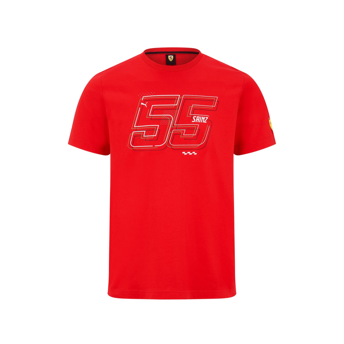 Ferrari férfi póló Carlos Sainz red F1 Team 2022
