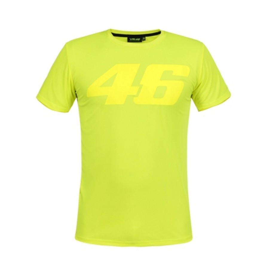 Valention Rossi férfi póló VR46 core yellow number yellow