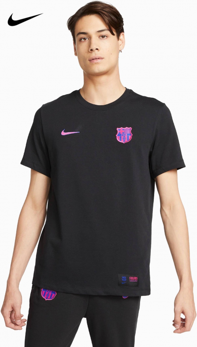 FC Barcelona férfi póló Travel black