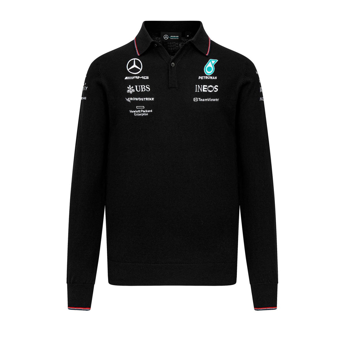 Mercedes AMG Petronas férfi szvetter official black F1 Team 2023
