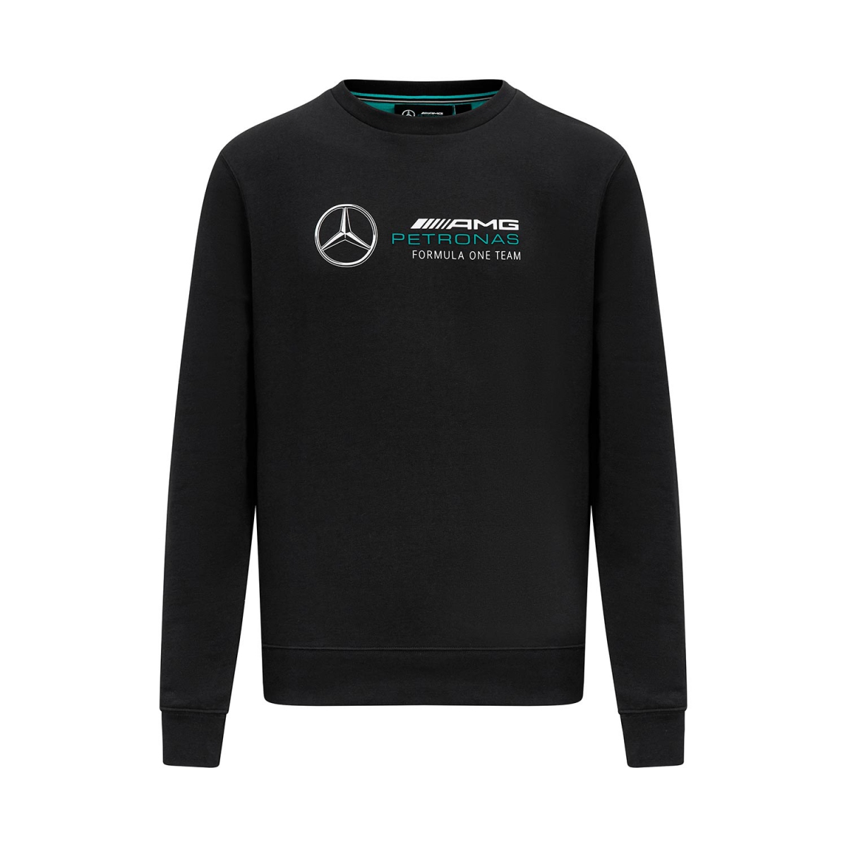 Mercedes AMG Petronas férfi pulóver Crew Logo black F1 Team 2023