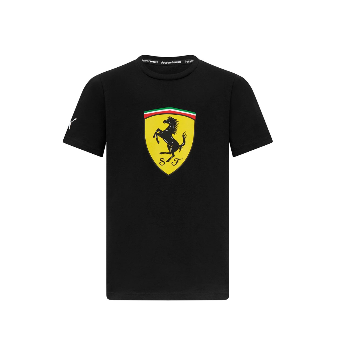 Ferrari gyerek póló Shield black F1 Team 2023