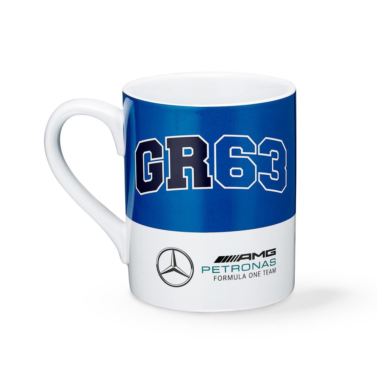 Mercedes AMG Petronas bögre George Russell Logo F1 Team 2023