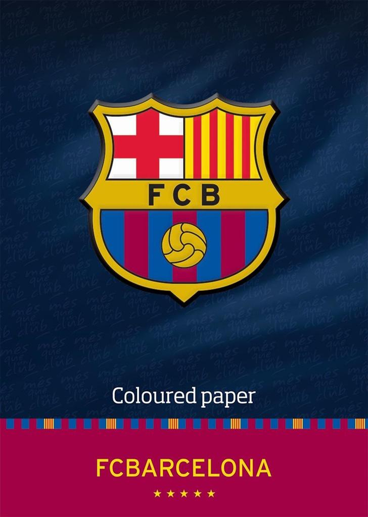 FC Barcelona színes papírok Euco A4