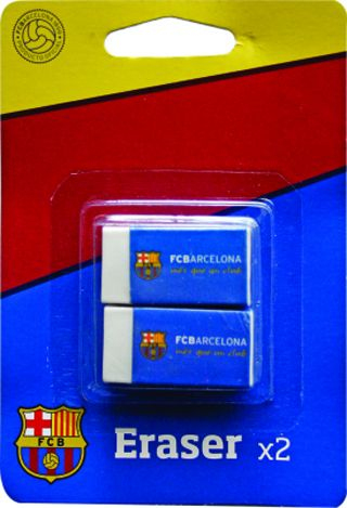 FC Barcelona radír gumi 2 pcs Euco