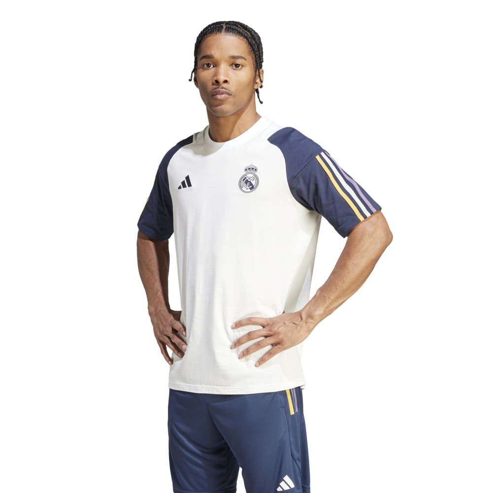 Real Madrid férfi póló Tiro23 Tee white