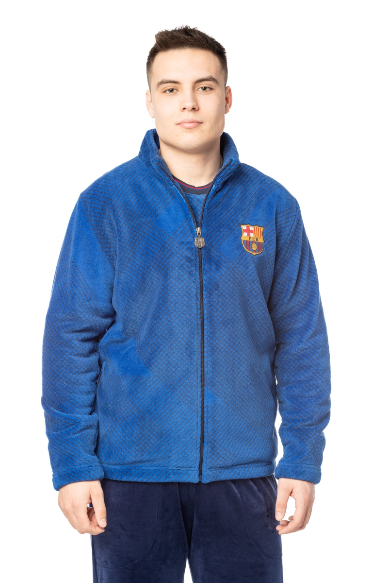 FC Barcelona férfi kapucnis pulóver Chaqueta blue