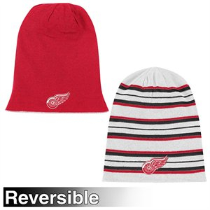Detroit Red Wings téli sapka Reebok Faceoff Long Reversible Knit Hat