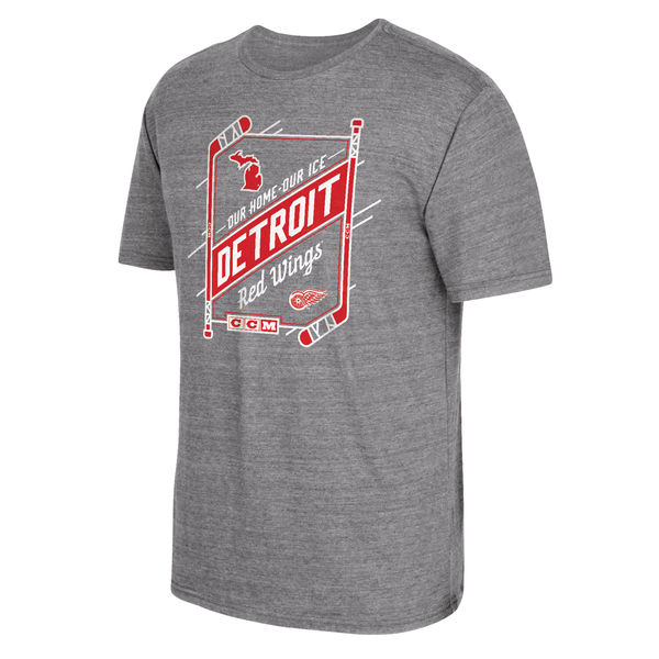 Detroit Red Wings férfi póló Our Home Our Ice