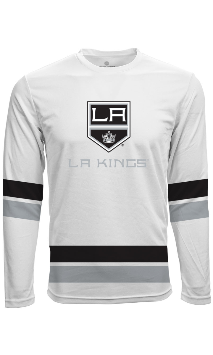 Los Angeles Kings férfi hosszú ujjú póló white Scrimmage LS Tee