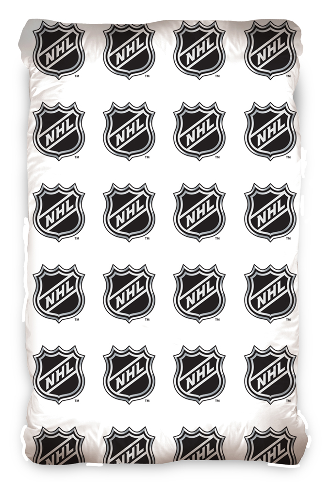 NHL termékek ágynemű Logo Shield White