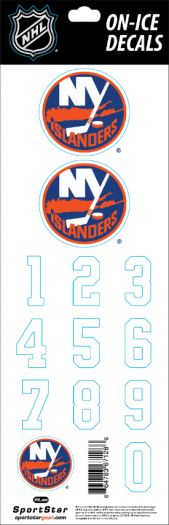 New York Islanders sisak matricák Decals White