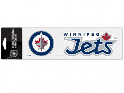 Winnipeg Jets matrica Logo text decal