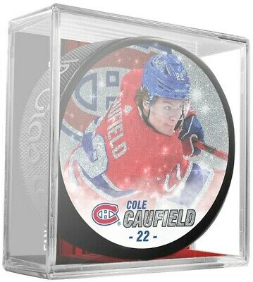 Montreal Canadiens korong glitter puck Cole Caufield #22