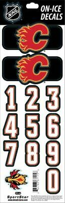 Calgary Flames sisak matricák decals black 1