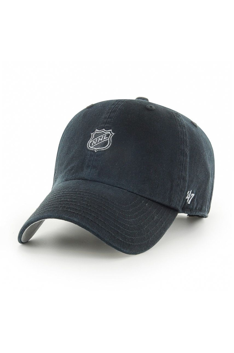 NHL termékek baseball sapka Current Shield Logo Base Runner Clean Up Black Dad