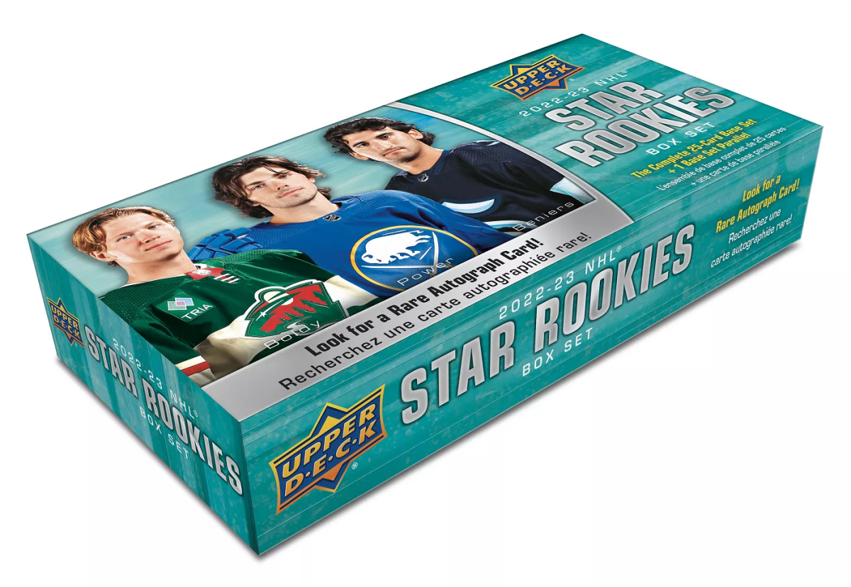 NHL dobozok NHL hokikártyák 2022-23 Upper Deck Star Rookies Box Set