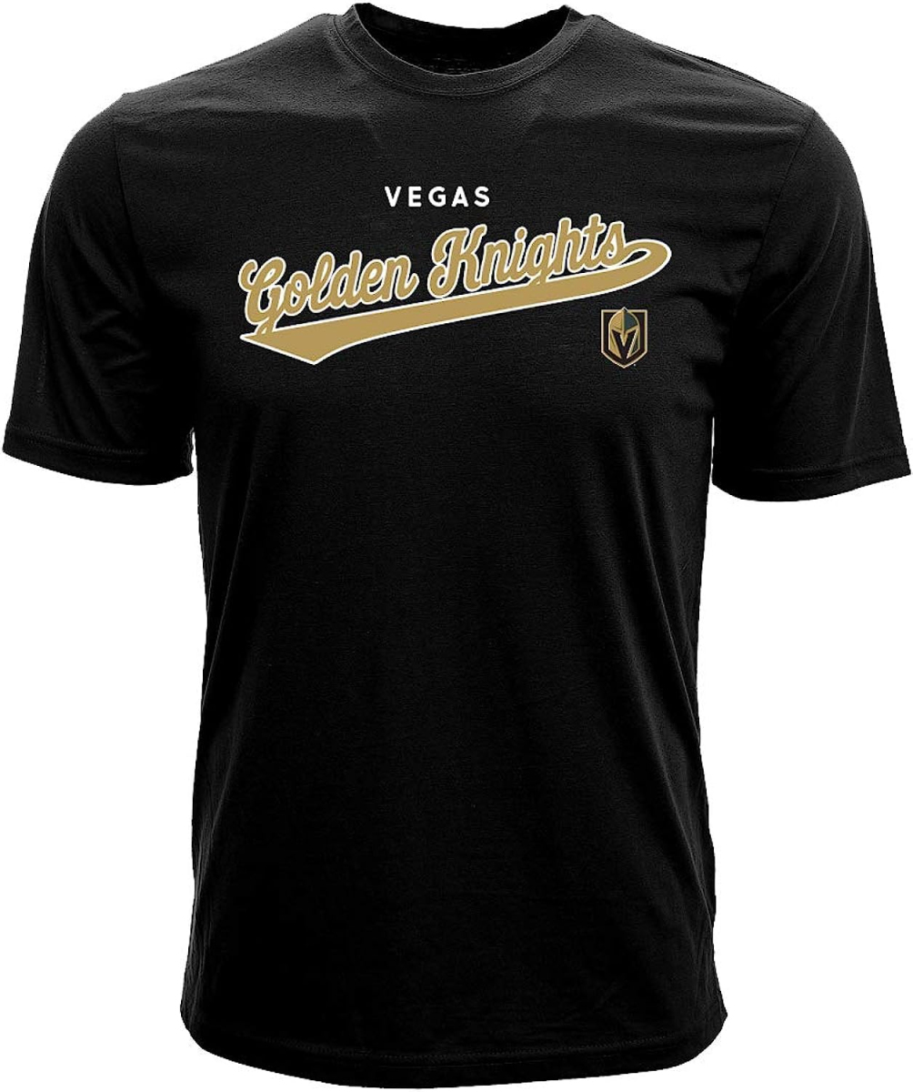 Vegas Golden Knights férfi póló Tail Sweep Tee black