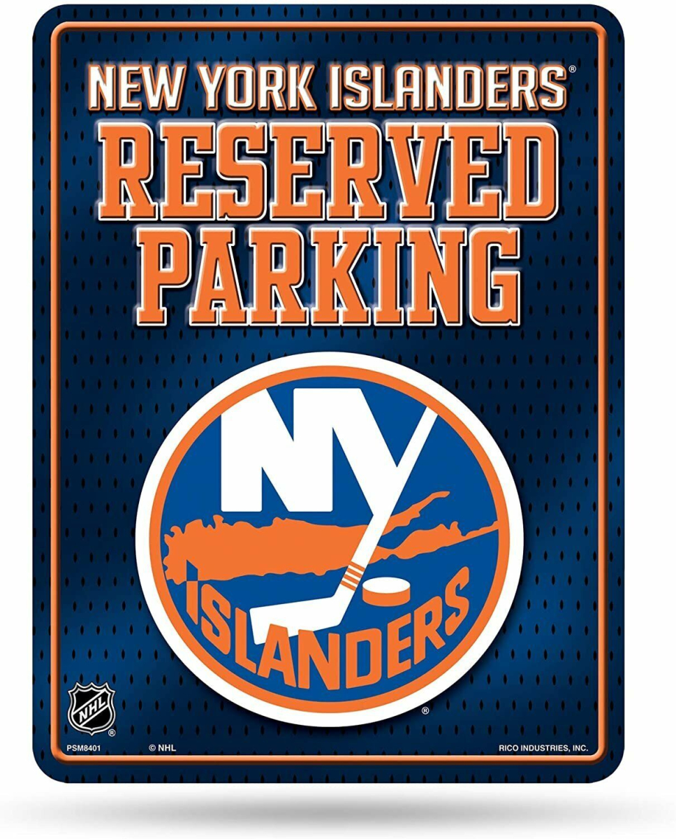 New York Islanders fali tábla Auto Reserved Parking