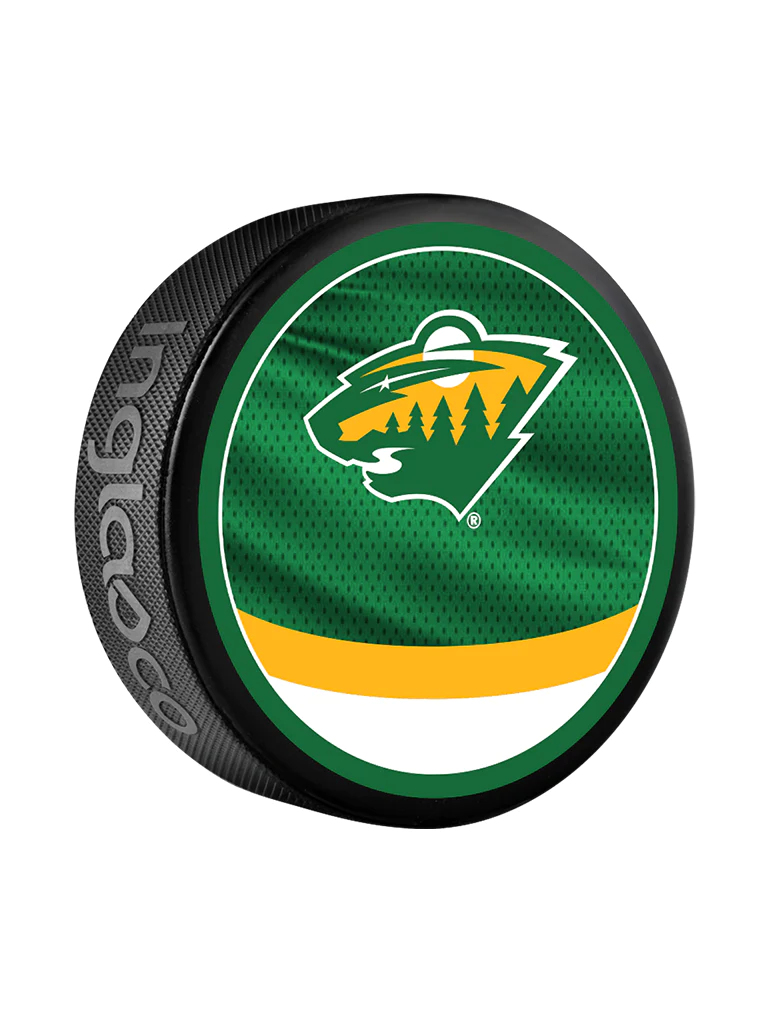 Minnesota Wild korong Reverse Retro Jersey 2022 Souvenir Collector Hockey Puck