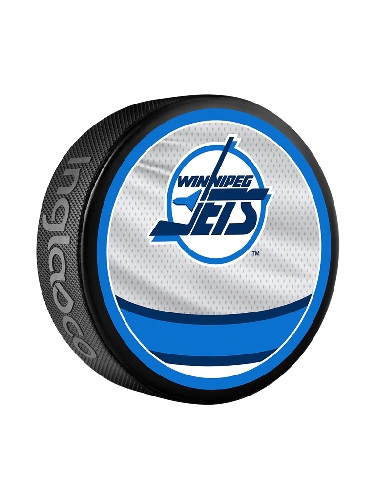 Winnipeg Jets korong Reverse Retro Jersey 2022 Souvenir Collector Hockey Puck