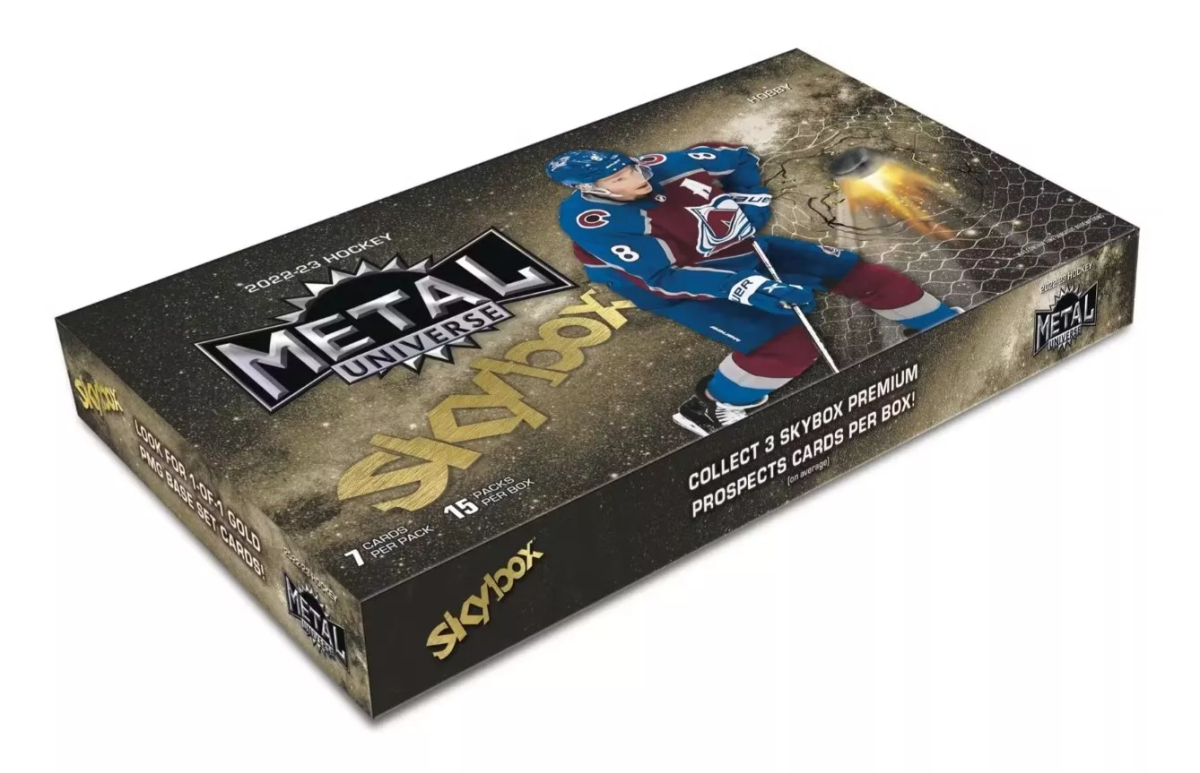 NHL dobozok NHL hokikártyák 2022-23 Upper Deck Skybox Metal Universe Hobby Box