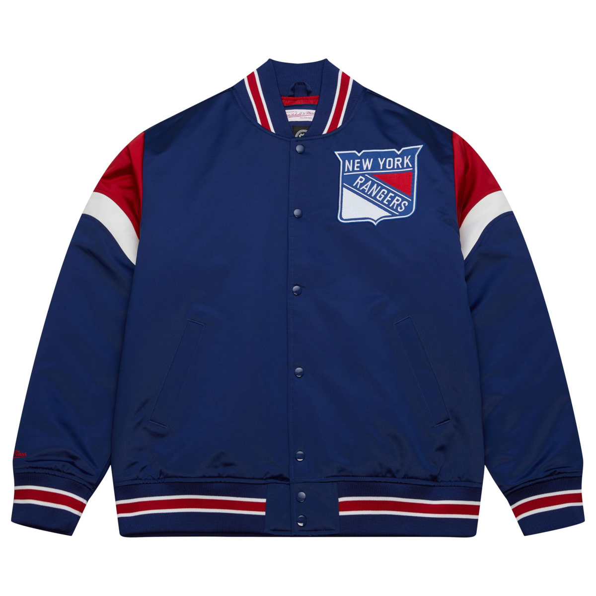 New York Rangers férfi kabát NHL Heavyweight Satin Jacket