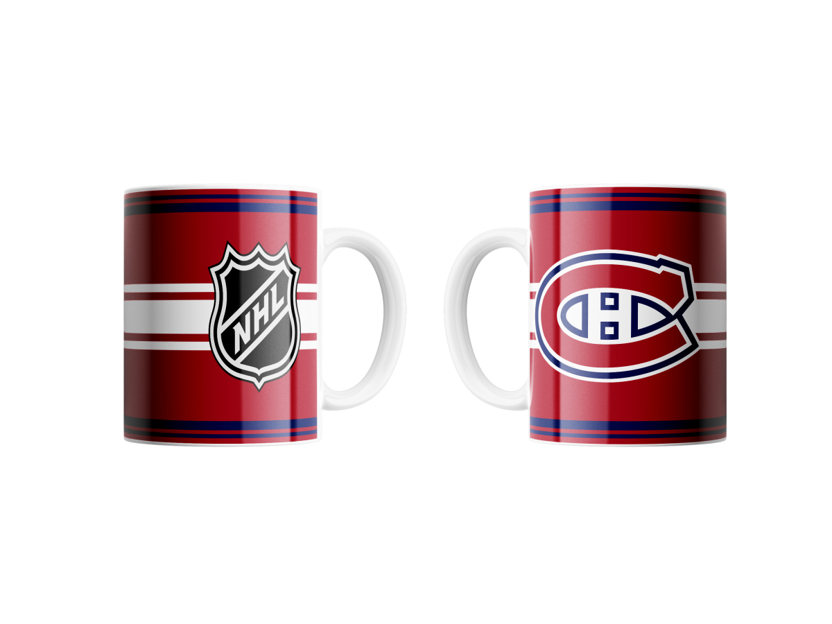 Montreal Canadiens bögre FaceOff Logo NHL (330 ml)