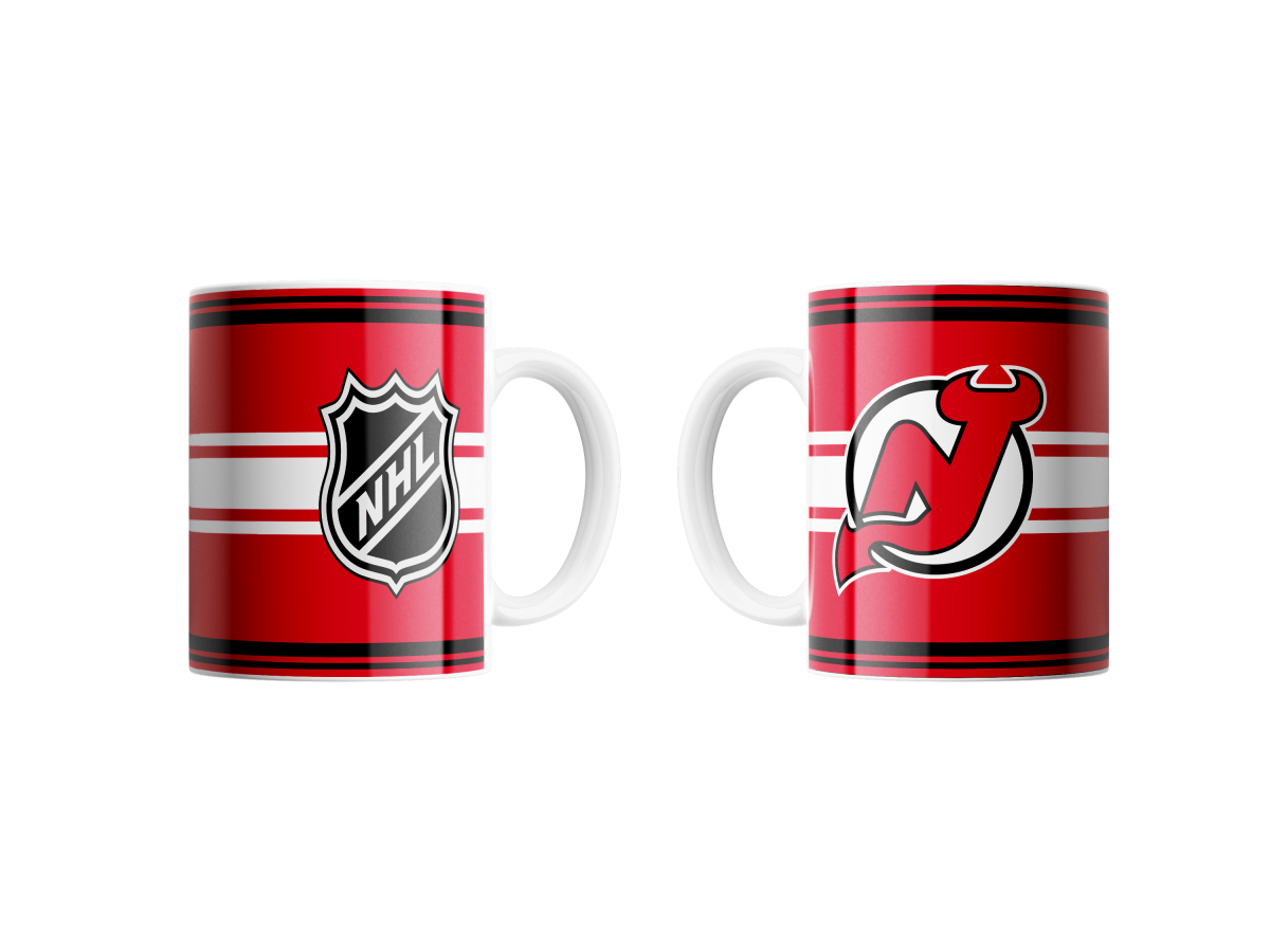 New Jersey Devils bögre FaceOff Logo NHL (330 ml)