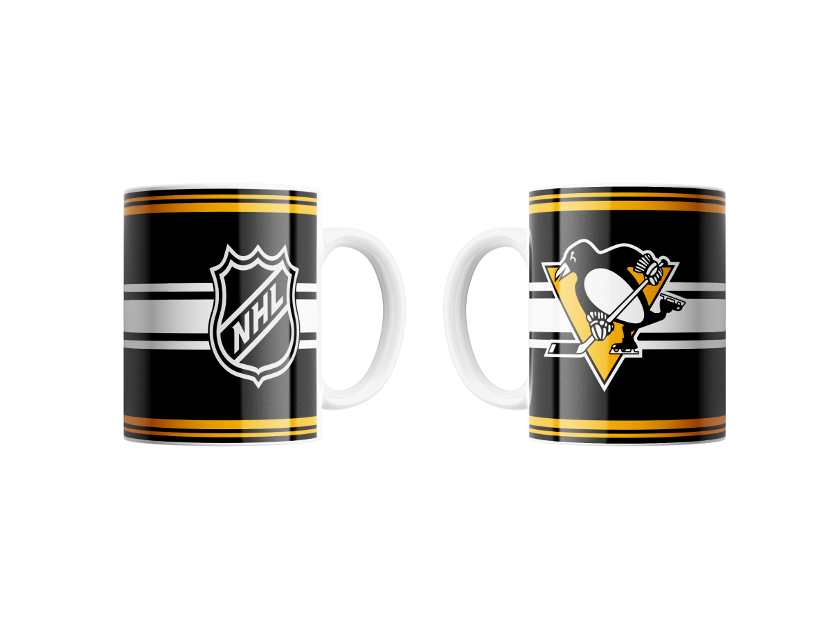 Pittsburgh Penguins bögre FaceOff Logo NHL (330 ml)