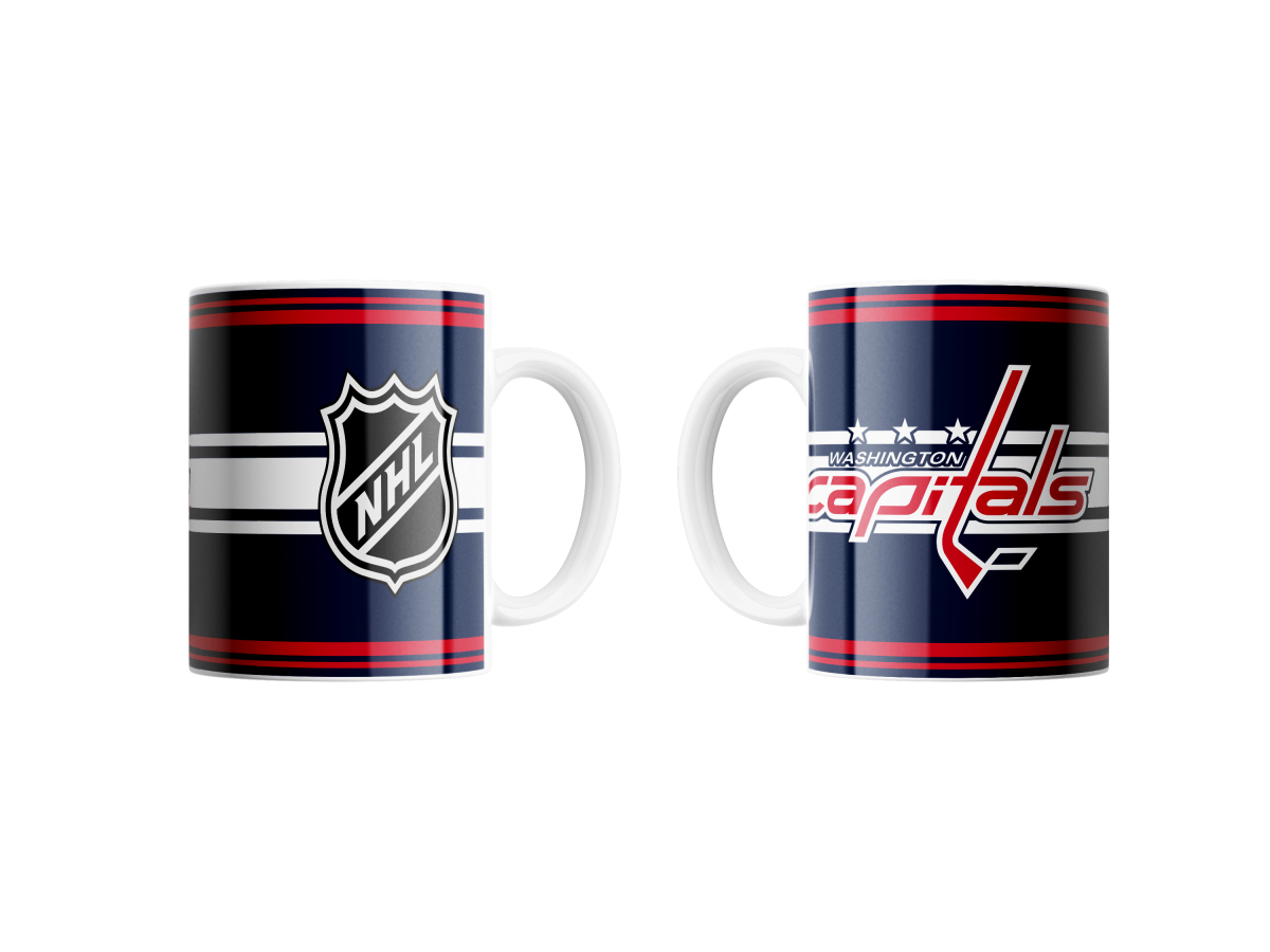Washington Capitals bögre FaceOff Logo NHL (330 ml)