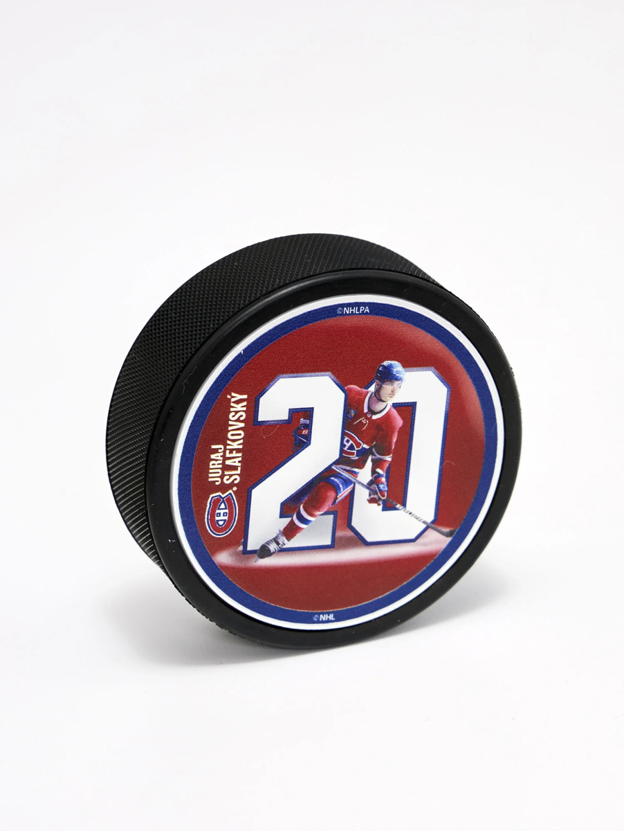 Montreal Canadiens korong Juraj Slafkovský #20 Rondelle Mustang
