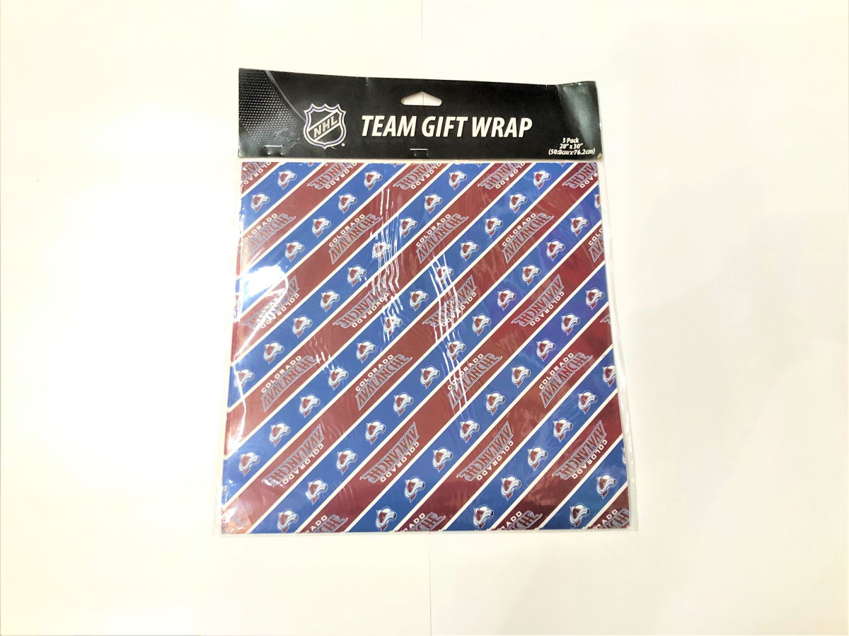 Colorado Avalanche csomagolópapír Gift Wrap 3 pack