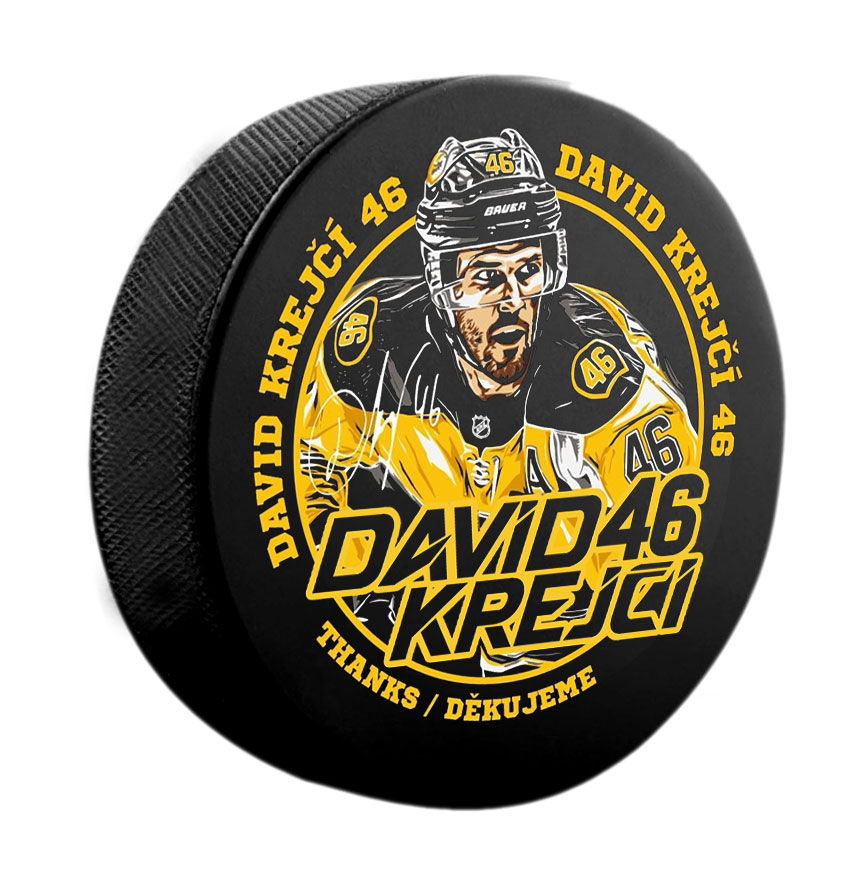 Boston Bruins korong David Krejčí #46 Exclusive Collection