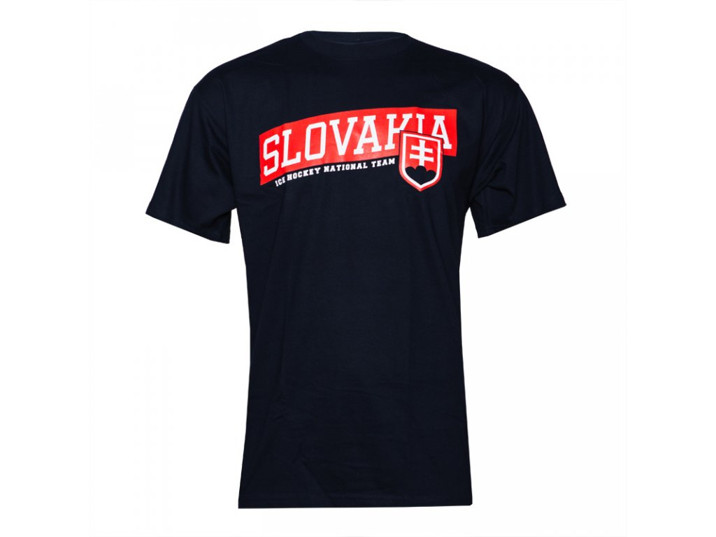 Jégkorong képviselet férfi póló Slovakia stripe