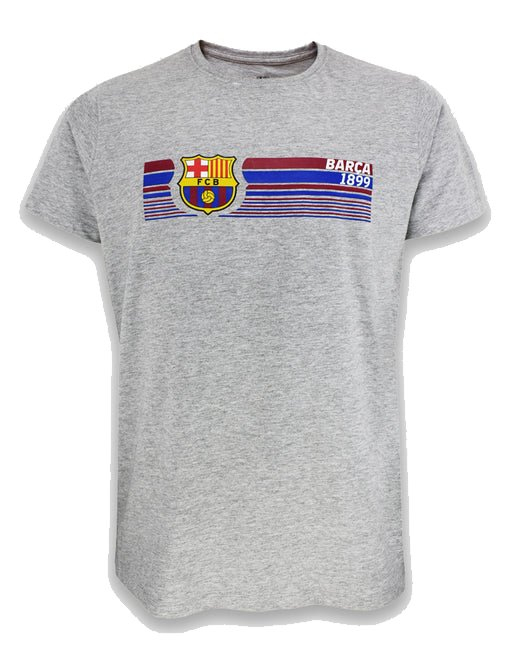 FC Barcelona férfi póló Fast Grey