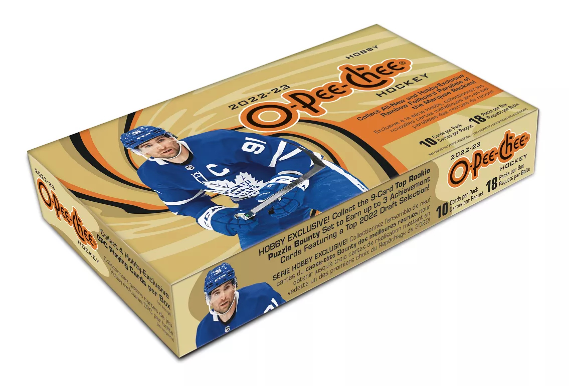 NHL dobozok NHL hokikártyák 2022-23 O-Pee-Chee Hobby Box