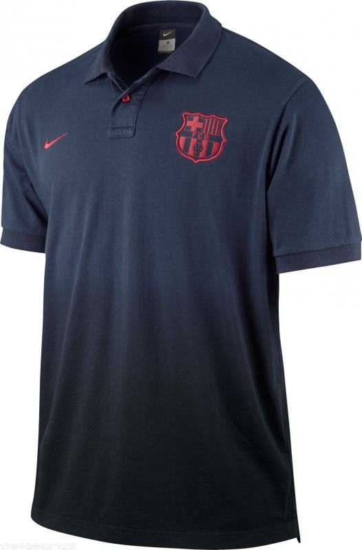 FC Barcelona férfi póló azul uno