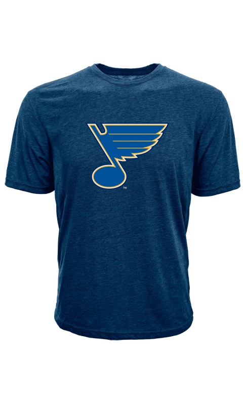 St. Louis Blues férfi póló Core Logo Tee Blue