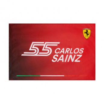 Ferrari zászló Carlos Sainz 55 F1 Team 2021