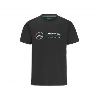 Mercedes AMG Petronas gyerek póló logo black F1 Team 2022
