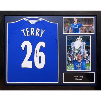 Legendák bekeretezett mez Chelsea FC 2000 Terry Signed Shirt (Framed)
