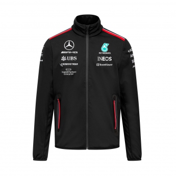 Mercedes AMG Petronas férfi kabát Softshell official black F1 Team 2023