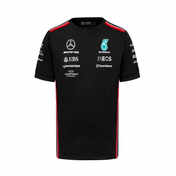 Mercedes AMG Petronas férfi póló official black F1 Team 2023