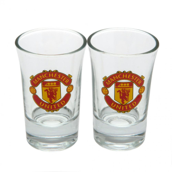 Manchester United féldecis pohár 2pk Shot Glass Set