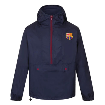 FC Barcelona férfi futball kabát Shower Halfzip