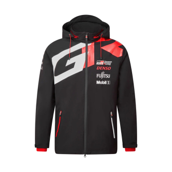 Toyota Gazoo Racing férfi kapucnis kabát WEC Rain Black 2023