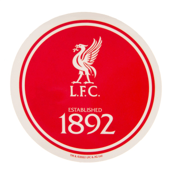 FC Liverpool matrica Single Car Sticker EST